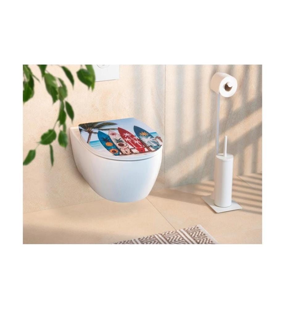 WENKO - WC Sitz Louros Easy Close, Thermoplast, bis 350 kg