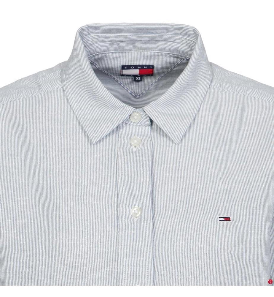 Camicia Relaxed Fit - Blu e Bianco