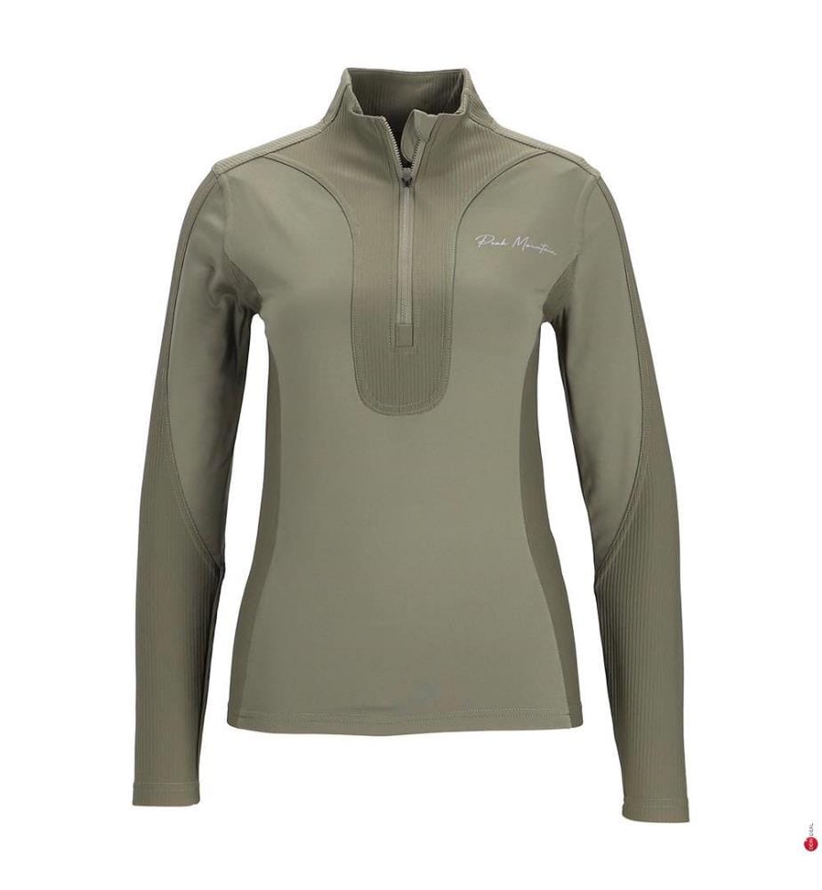 T-Shirt 1. Haut mit Reissverschluss - Khaki