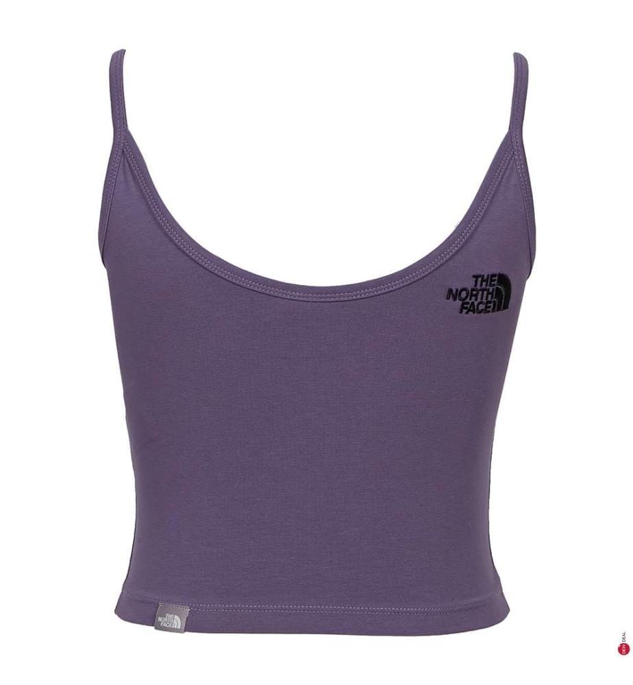 Canotta Crop Slim Fit - Viola Scuro