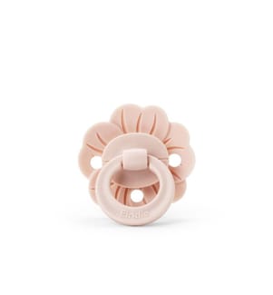 Schnuller symmetrisch Silikon Binky Bloom Powder Pink, 0-6 Monate