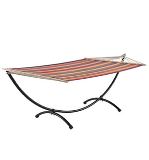 XXL Hängematte Kungälv 150x290 cm mit Gestell Mehrfarbig