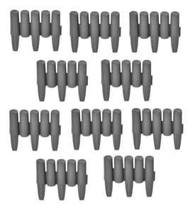 Palisade Espot 20er Set Beetumrandung 540 cm Dunkelgrau