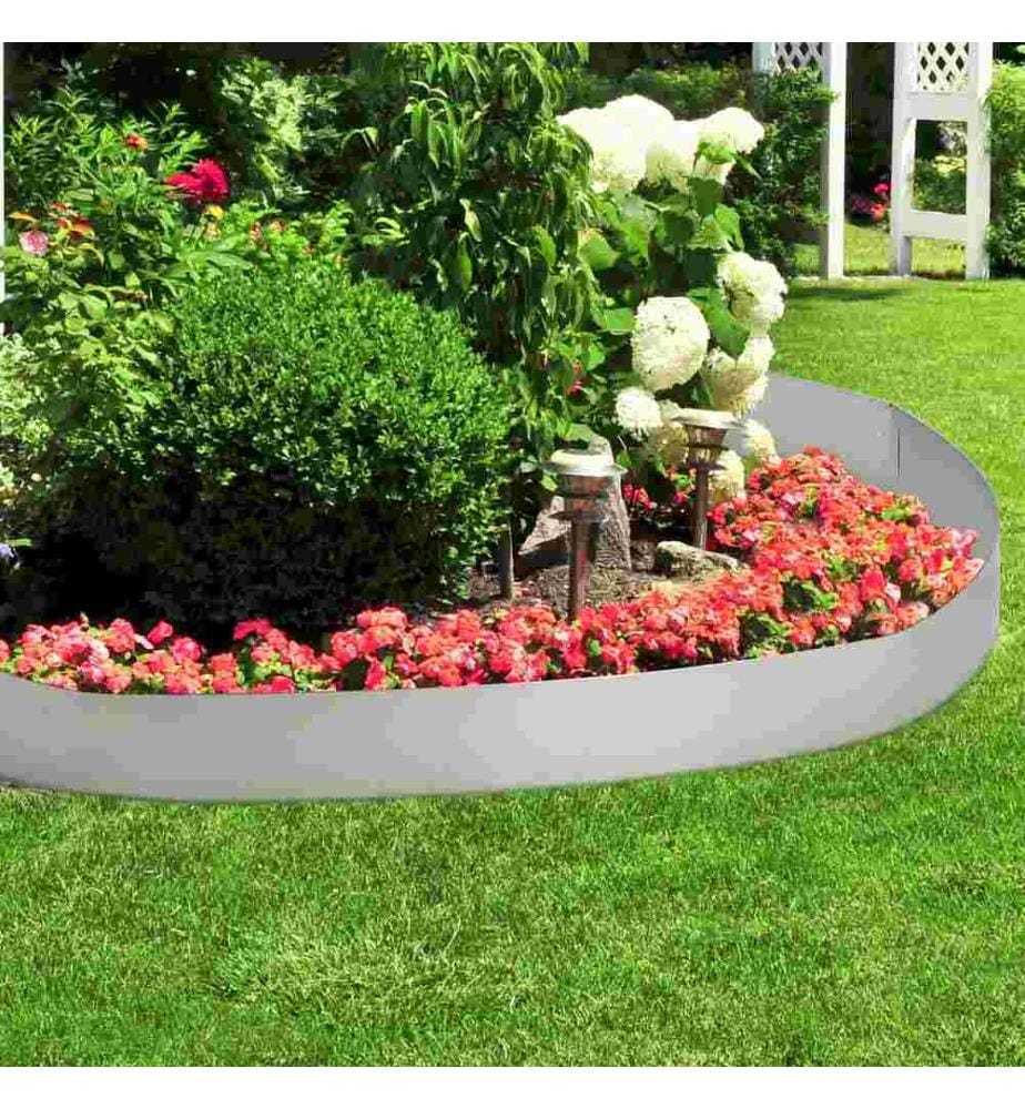 Bed edging Lawn edging 100x15 cm Mowing edge 15 m