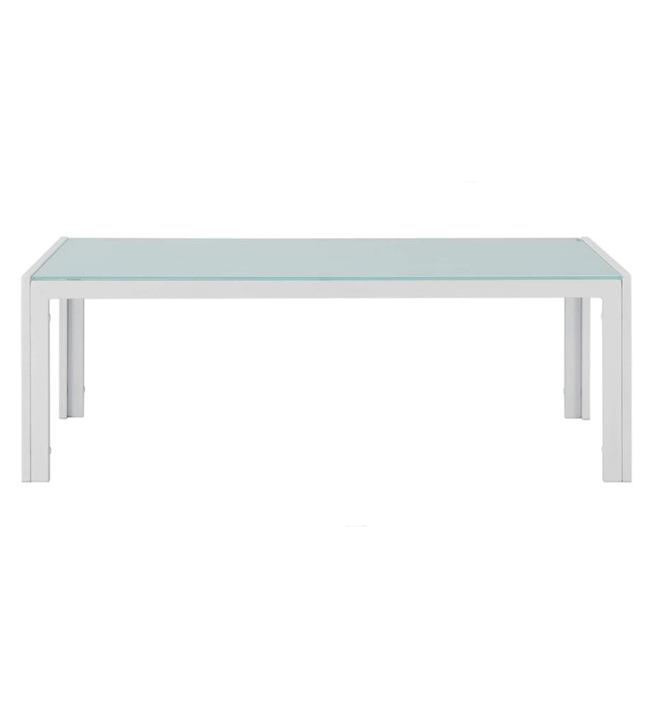 Gartentisch Lerum 100x50x35 cm Weiss