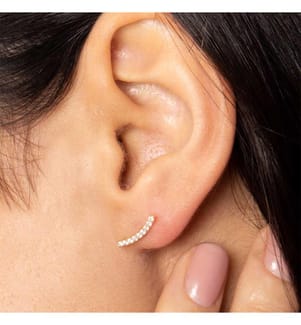 Boucles d'Oreilles Merveille Grimpantes - Or Jaune