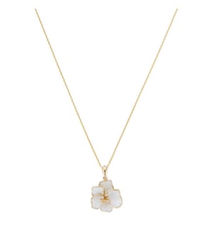 Pendentif Orchidée - Or Jaune