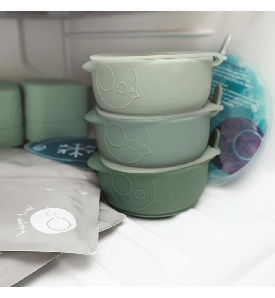 Einfrierbehälter für Babybrei 3er Pack Fill & Freeze