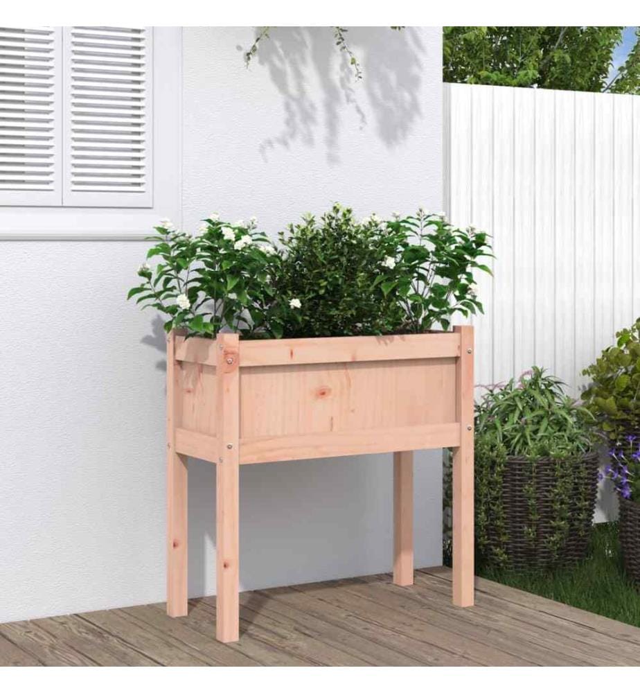 Pflanzkübel mit Beinen 70x31x70 cm Massivholz Douglasie