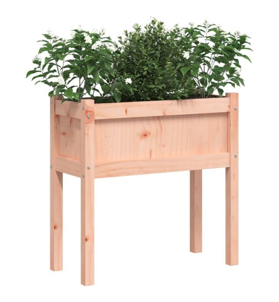 Pflanzkübel mit Beinen 70x31x70 cm Massivholz Douglasie