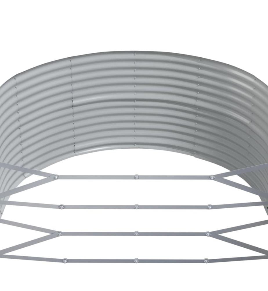 vidaXL Jardinière surélevée Vert 212 x 140 x 68 cm Acier galvanisé
