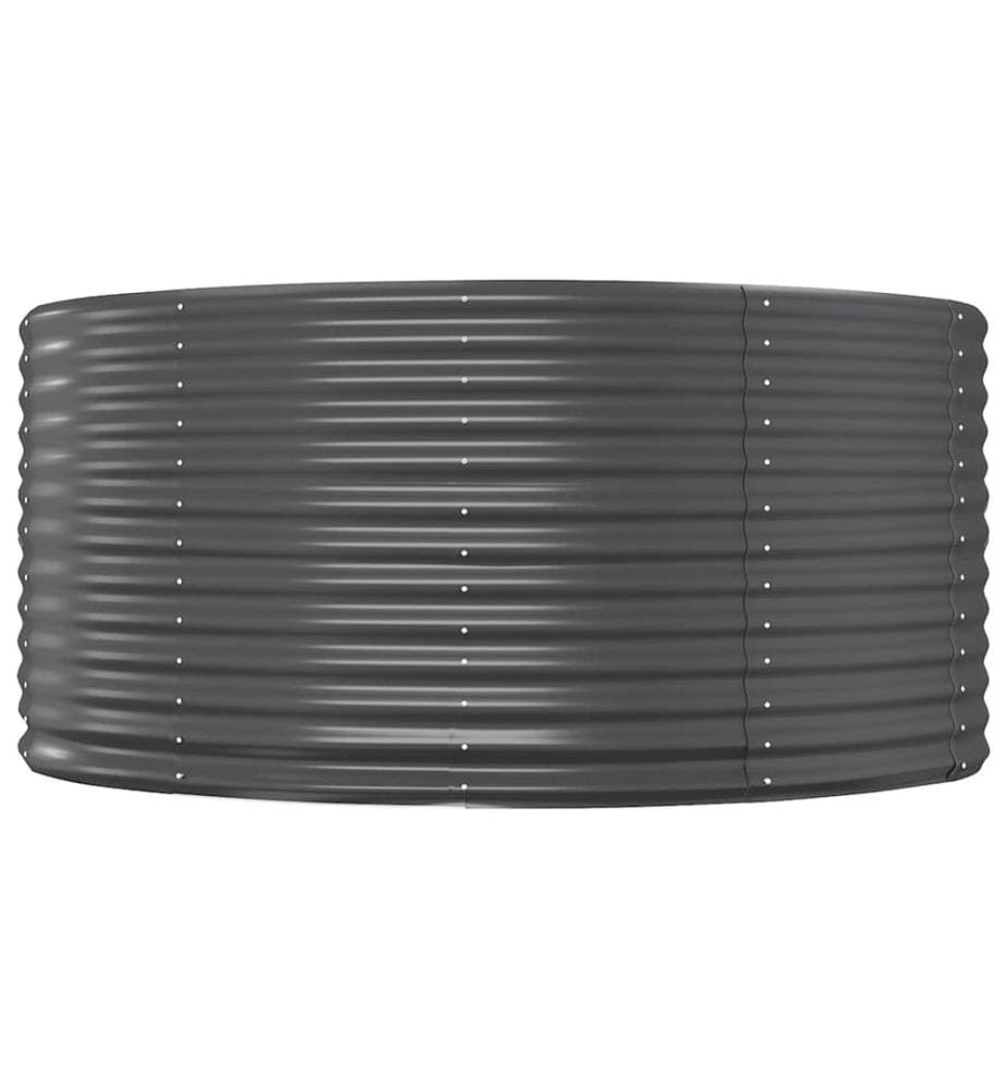 vidaXL Hochbeet Anthrazit 291x140x68 cm Verzinkter Stahl