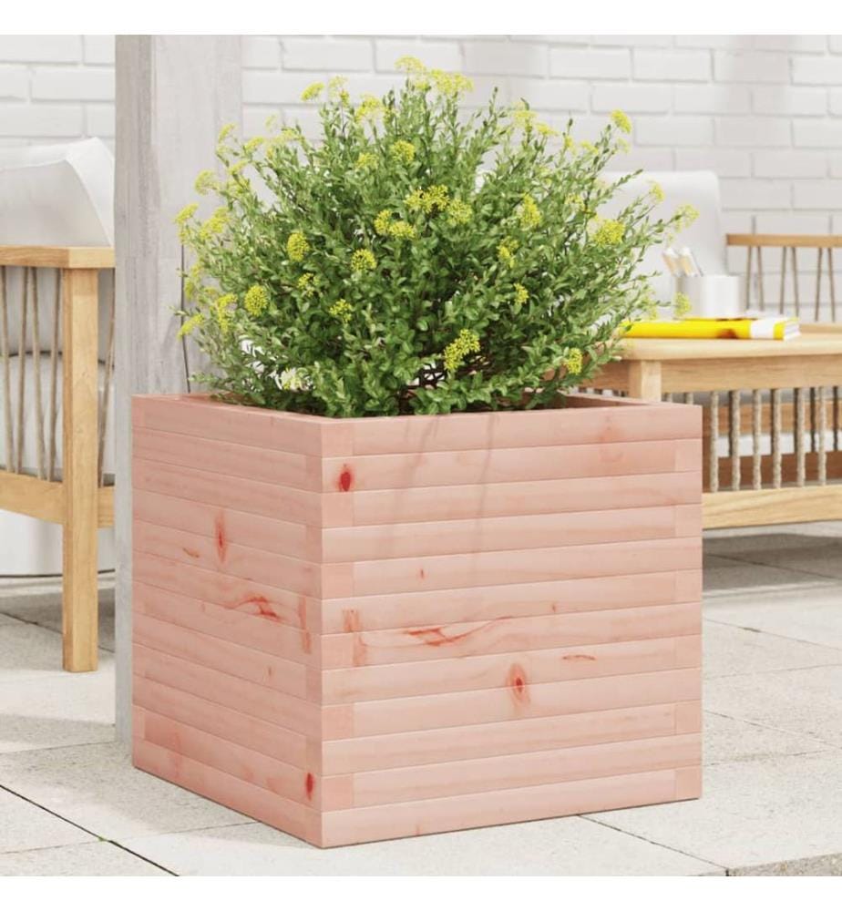 vidaXL Jardinière 50x50x46 cm bois massif douglas