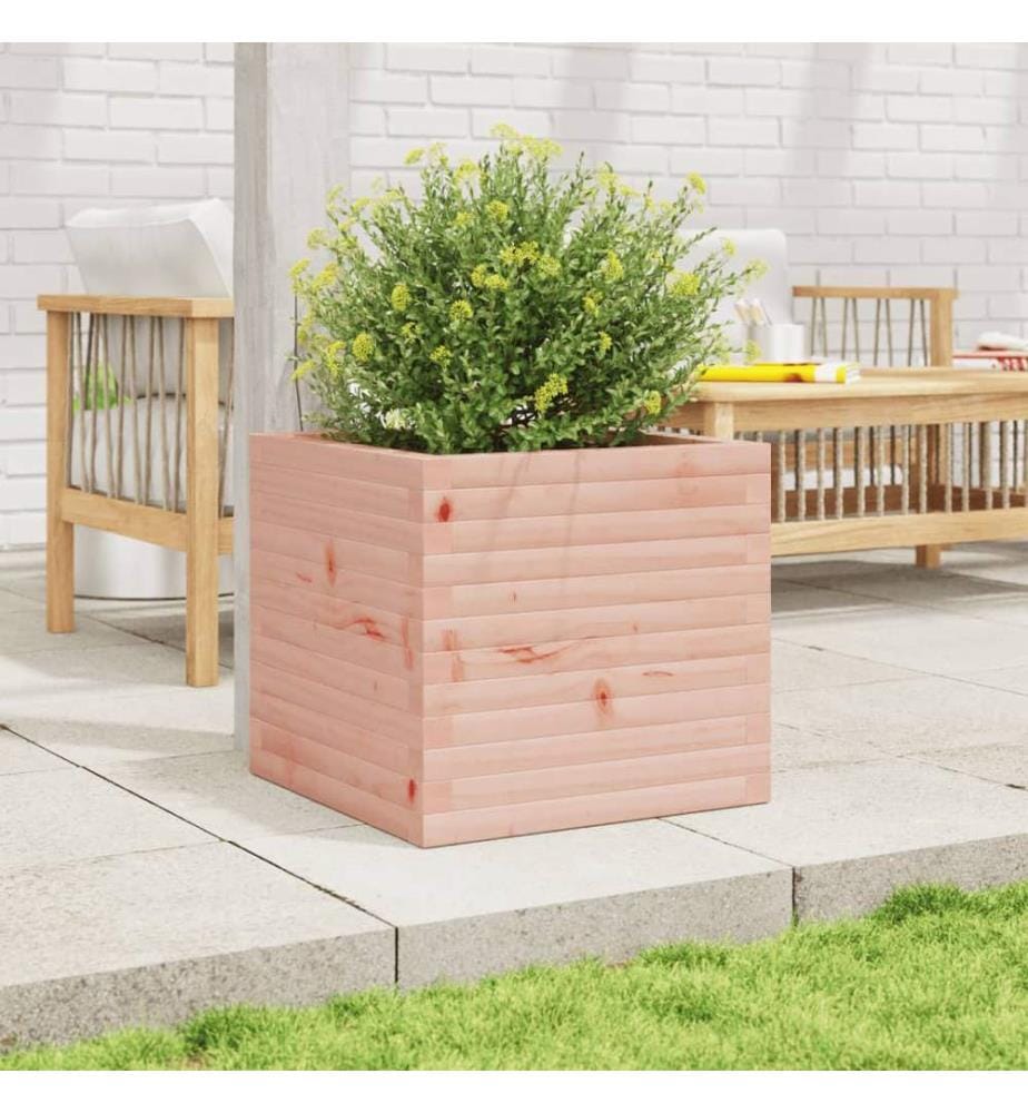 vidaXL Jardinière 50x50x46 cm bois massif douglas