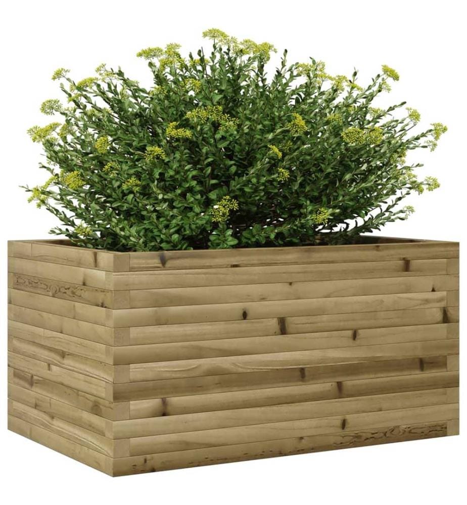 vidaXL Jardinière 90x60x46 cm bois de pin imprégné