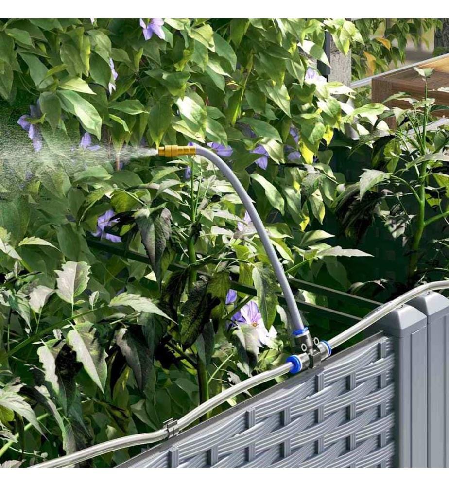 vidaXL Cache-pot de jardin 5 pcs Gris Clair 120 x 120 x 142 cm