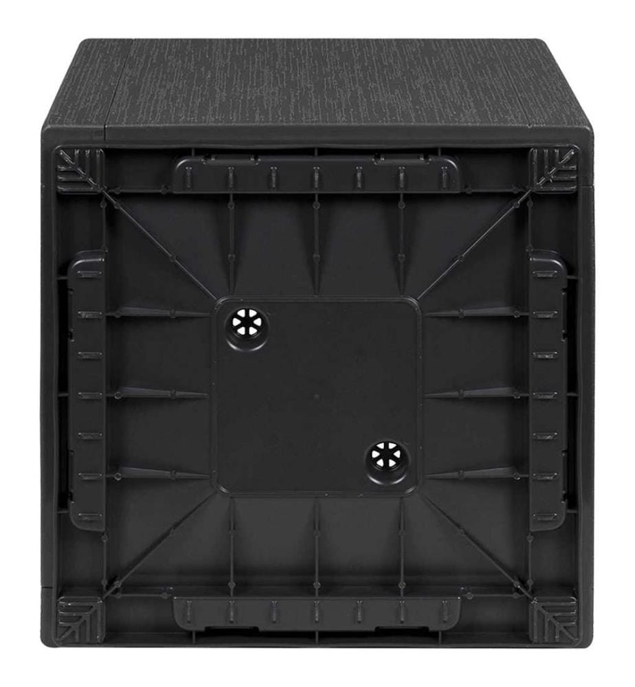 vidaXL Gartenblumenbox Dunkelgrau 36 x 36 x 35 cm PP