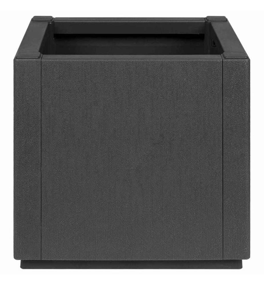 vidaXL Gartenblumenbox Dunkelgrau 36 x 36 x 35 cm PP