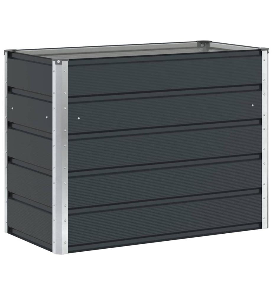 vidaXL Jardinière Anthracite 100 x 50 x 75 cm Acier galvanisé
