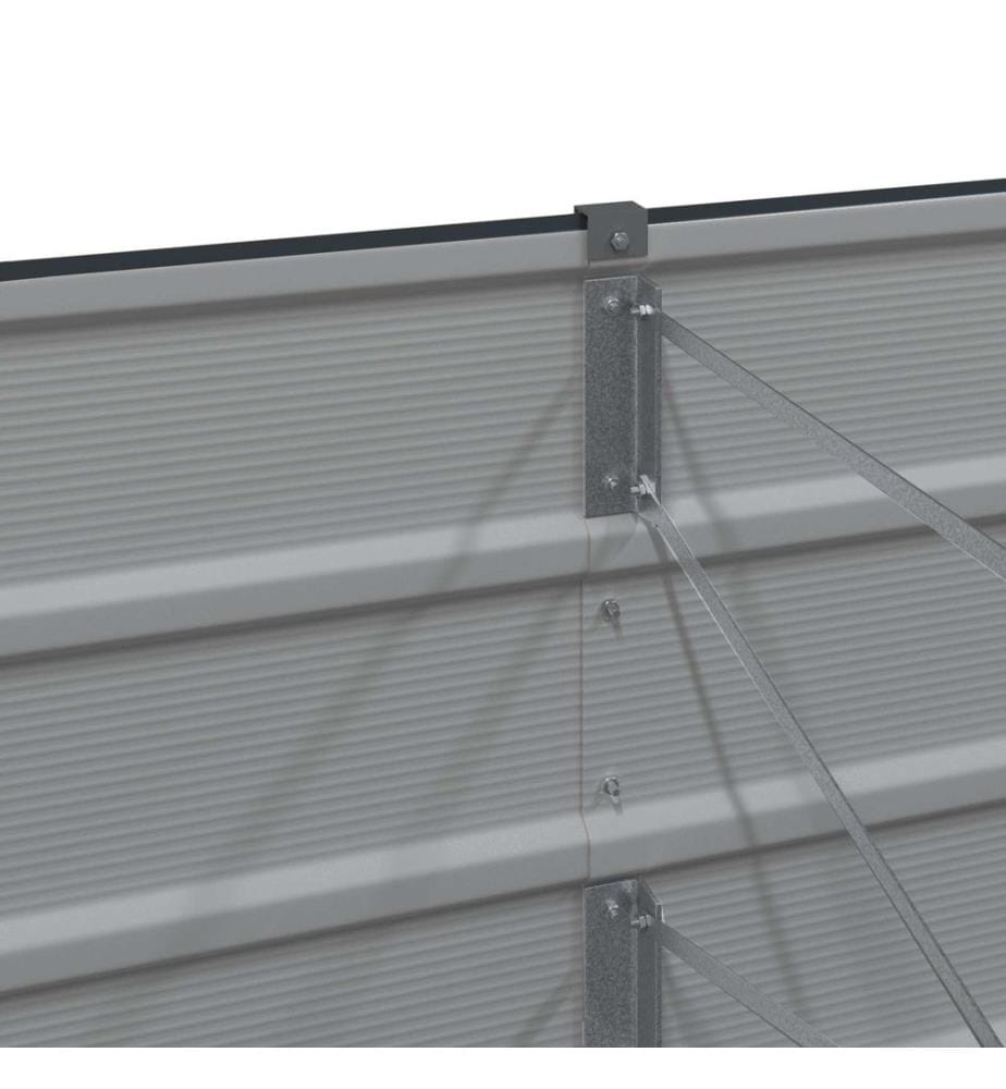 vidaXL Jardinière Anthracite 290 x 50 x 75 cm Acier galvanisé