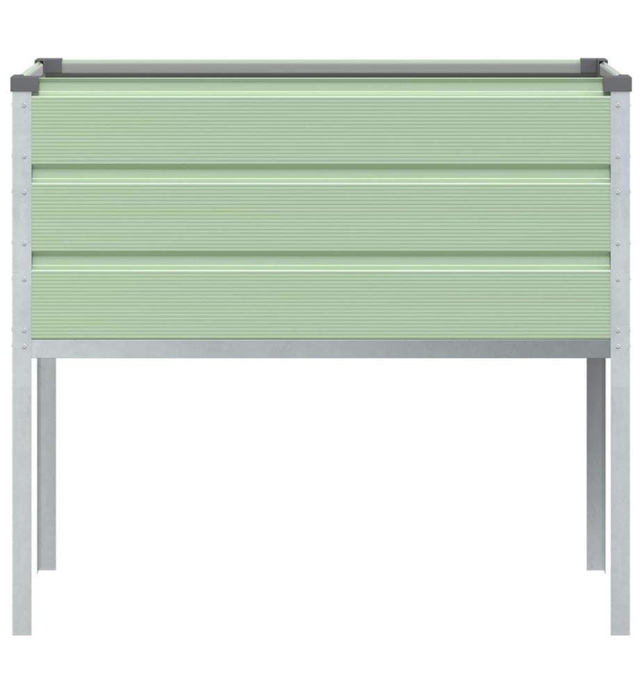 vidaXL Jardinière Vert Pastel 100 x 45 x 90 cm Acier galvanisé