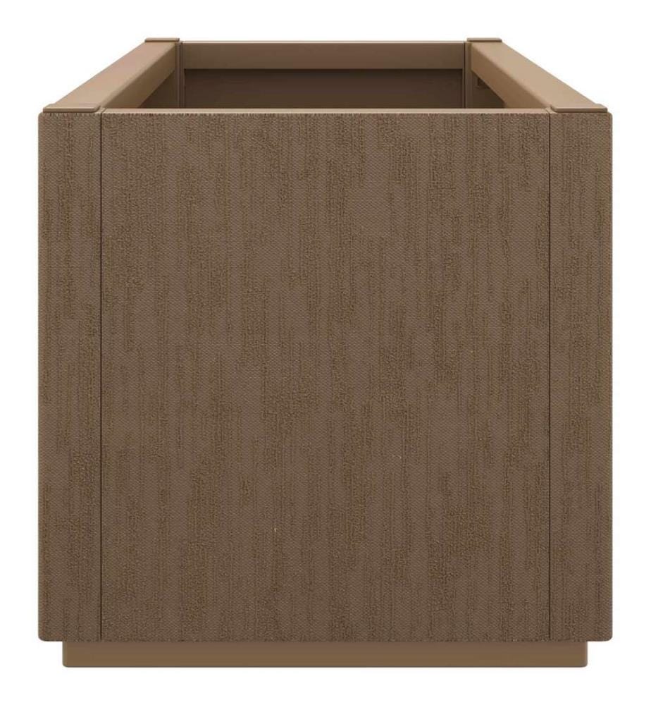 vidaXL Boîte de fleurs de jardin Marron 80 x 36 x 35 cm PP
