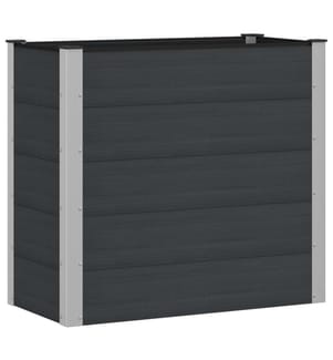 vidaXL Jardinière surélevée Noir 100 x 50 x 91 cm