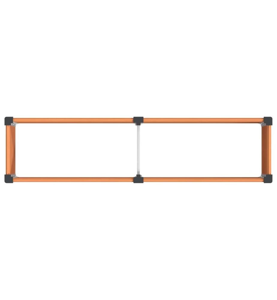 vidaXL Jardinière surélevée Marron 200 x 50 x 91 cm
