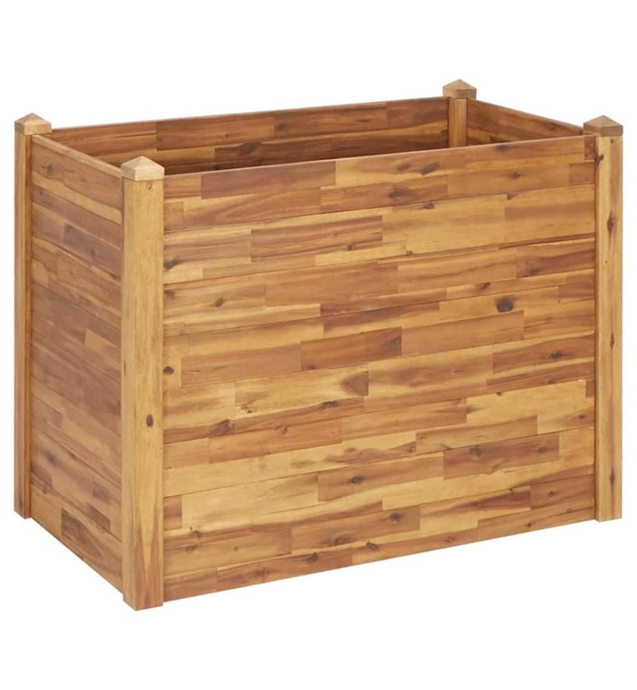 vidaXL Lit surélevé de jardin 110x60x84 cm Bois massif d'acacia