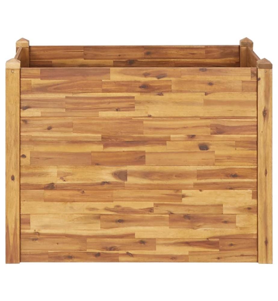 vidaXL Lit surélevé de jardin 110x60x84 cm Bois massif d'acacia