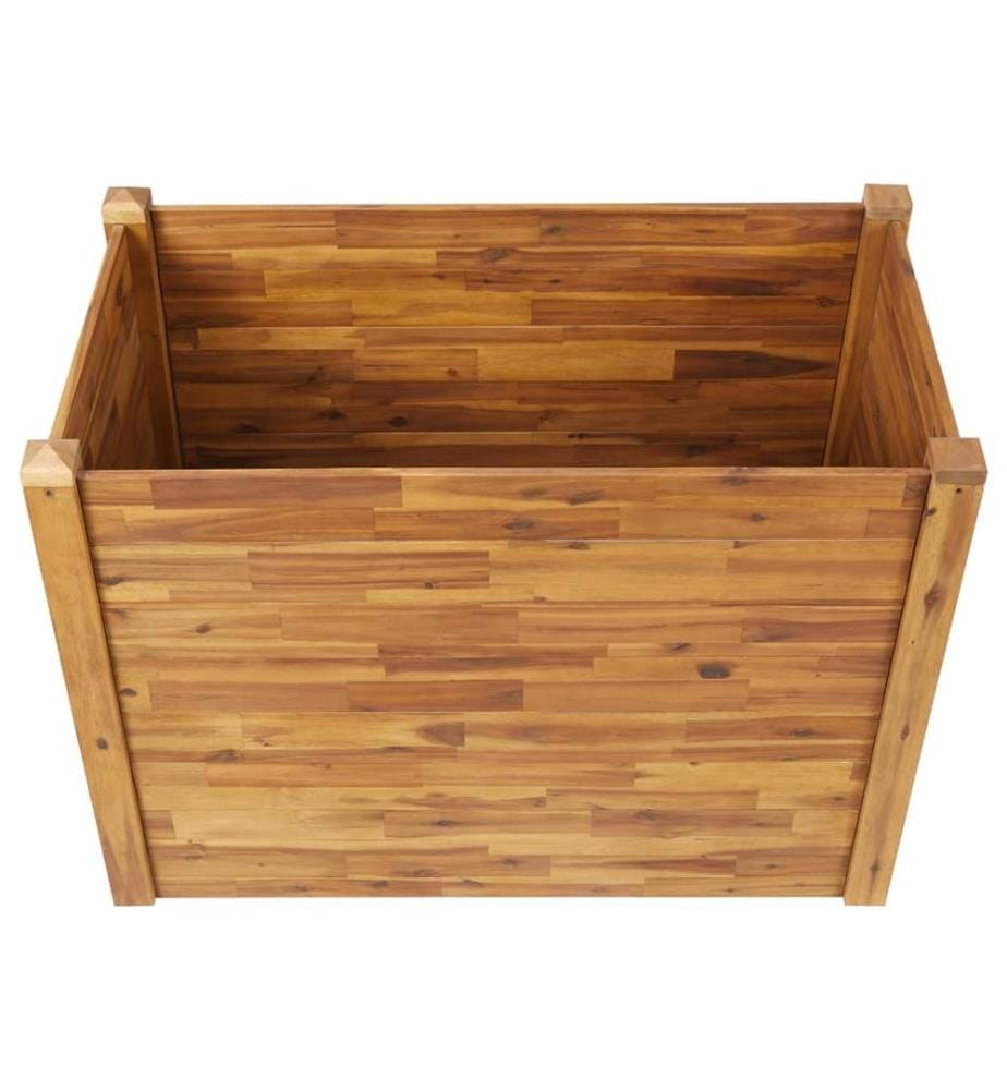 vidaXL Lit surélevé de jardin 110x60x84 cm Bois massif d'acacia