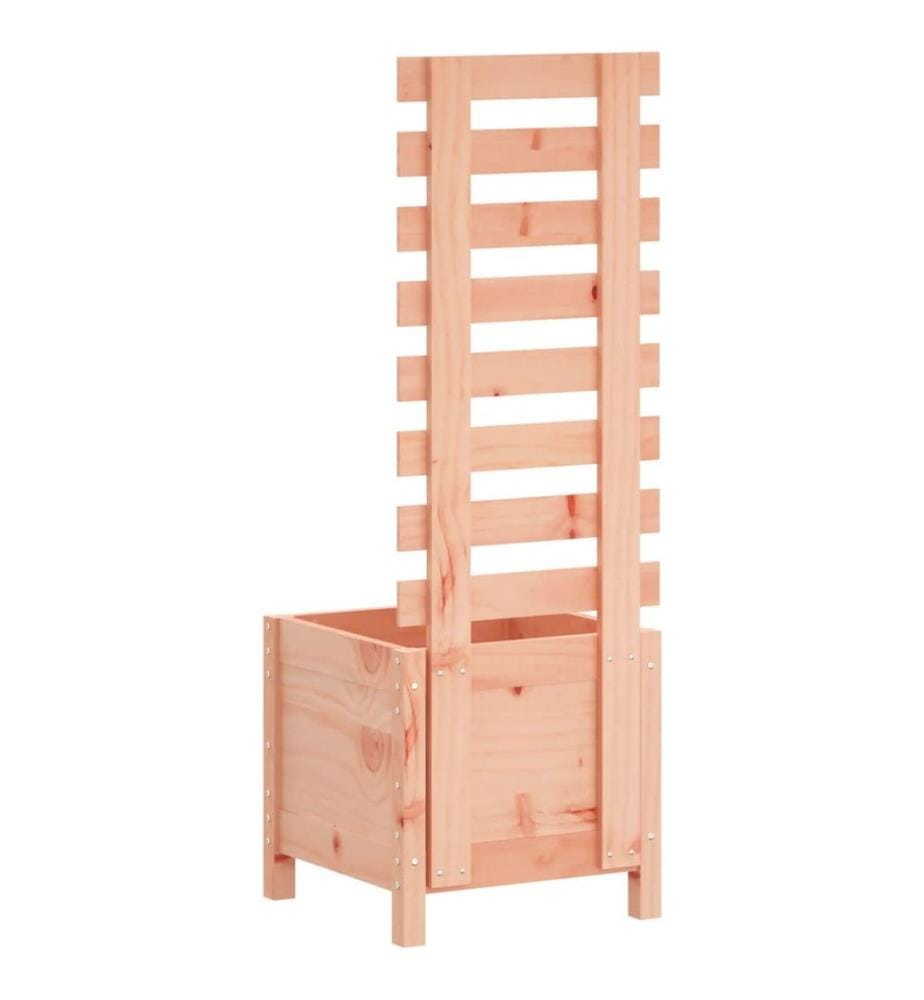 vidaXL Jardinière avec support 39x39,5x114 cm bois massif douglas