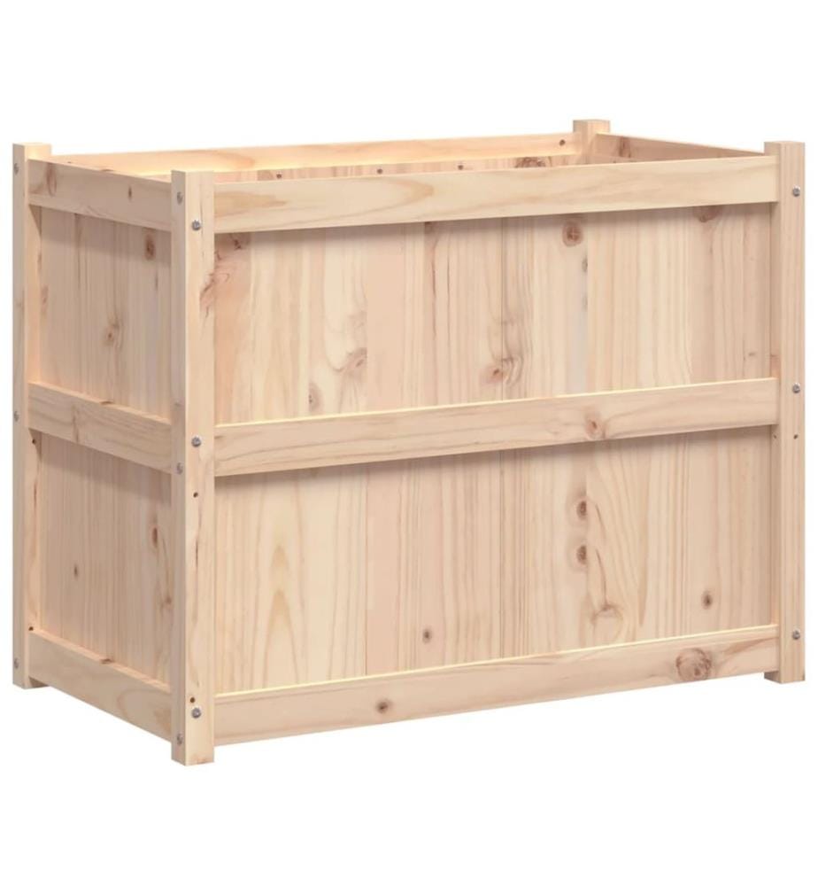 vidaXL Jardinière 90x50x70 cm bois de pin massif