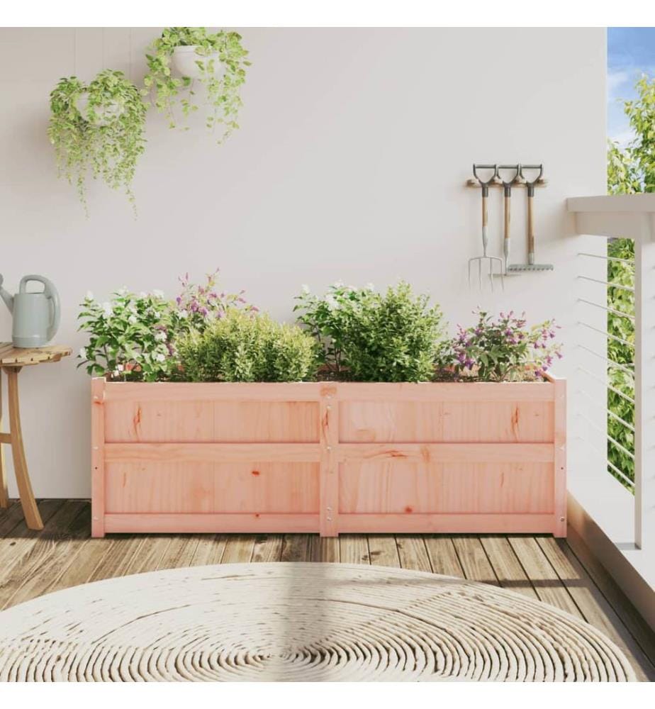 vidaXL Jardinière 150x50x50 cm bois massif douglas