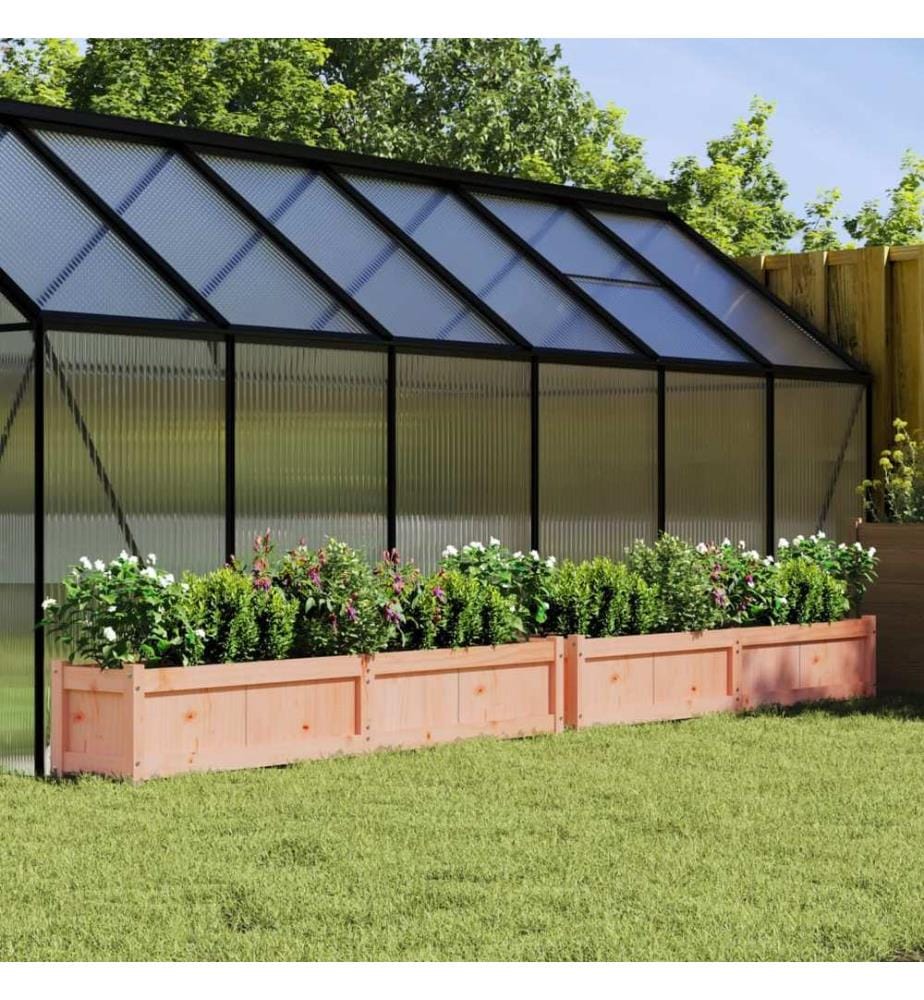 vidaXL Jardinières 2 pcs bois massif douglas