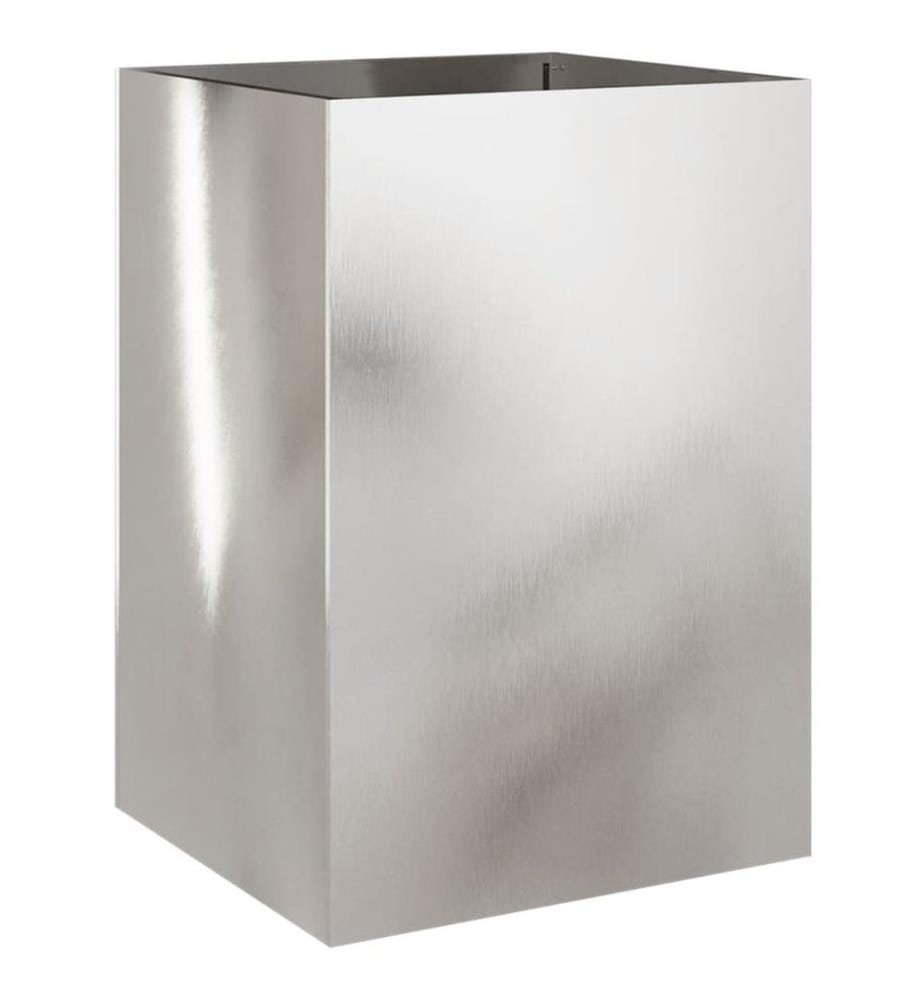 vidaXL Jardinière argenté 52x48x75 cm acier inoxydable