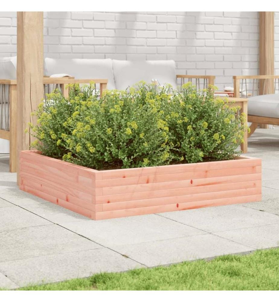 vidaXL Jardinière 100x100x23 cm bois massif de douglas