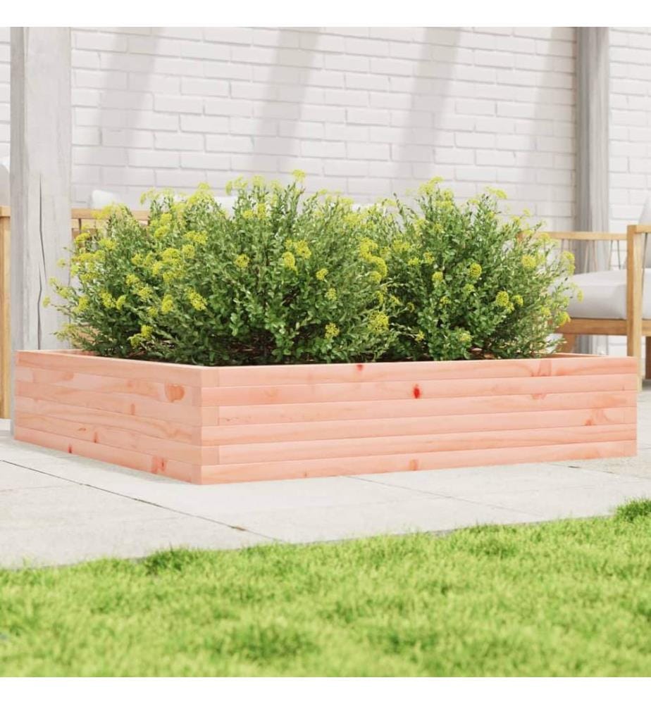 vidaXL Jardinière 110x110x23 cm bois massif douglas