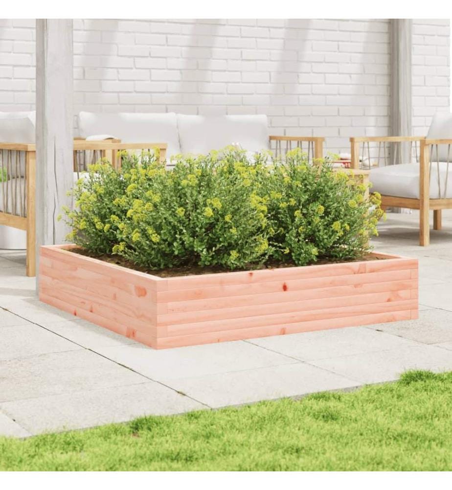 vidaXL Jardinière 110x110x23 cm bois massif douglas