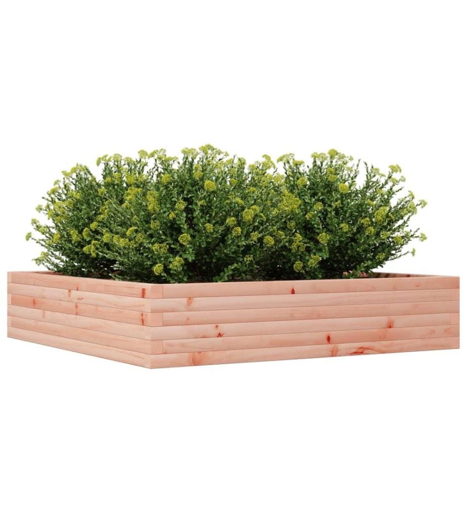 vidaXL Jardinière 110x110x23 cm bois massif douglas