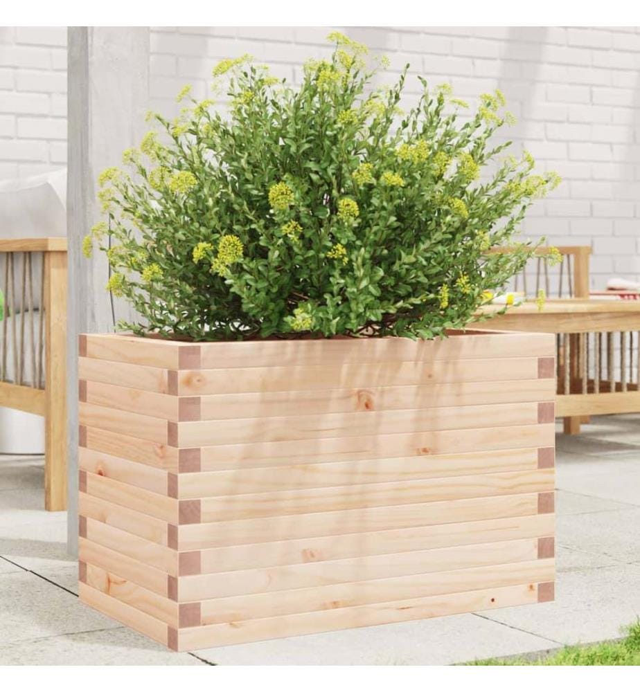 vidaXL Jardinière 70x40x45,5 cm bois de pin massif