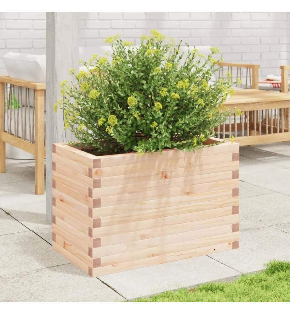 vidaXL Jardinière 70x40x45,5 cm bois de pin massif