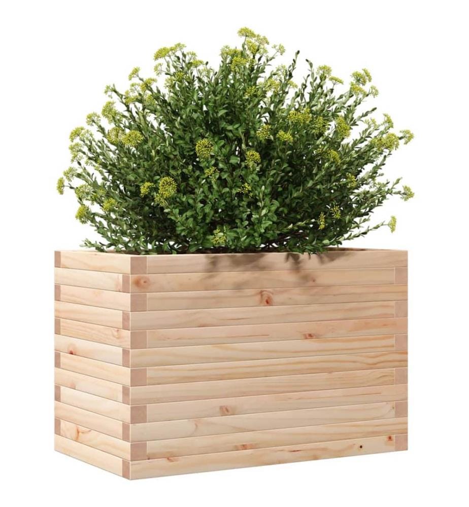 vidaXL Jardinière 70x40x45,5 cm bois de pin massif