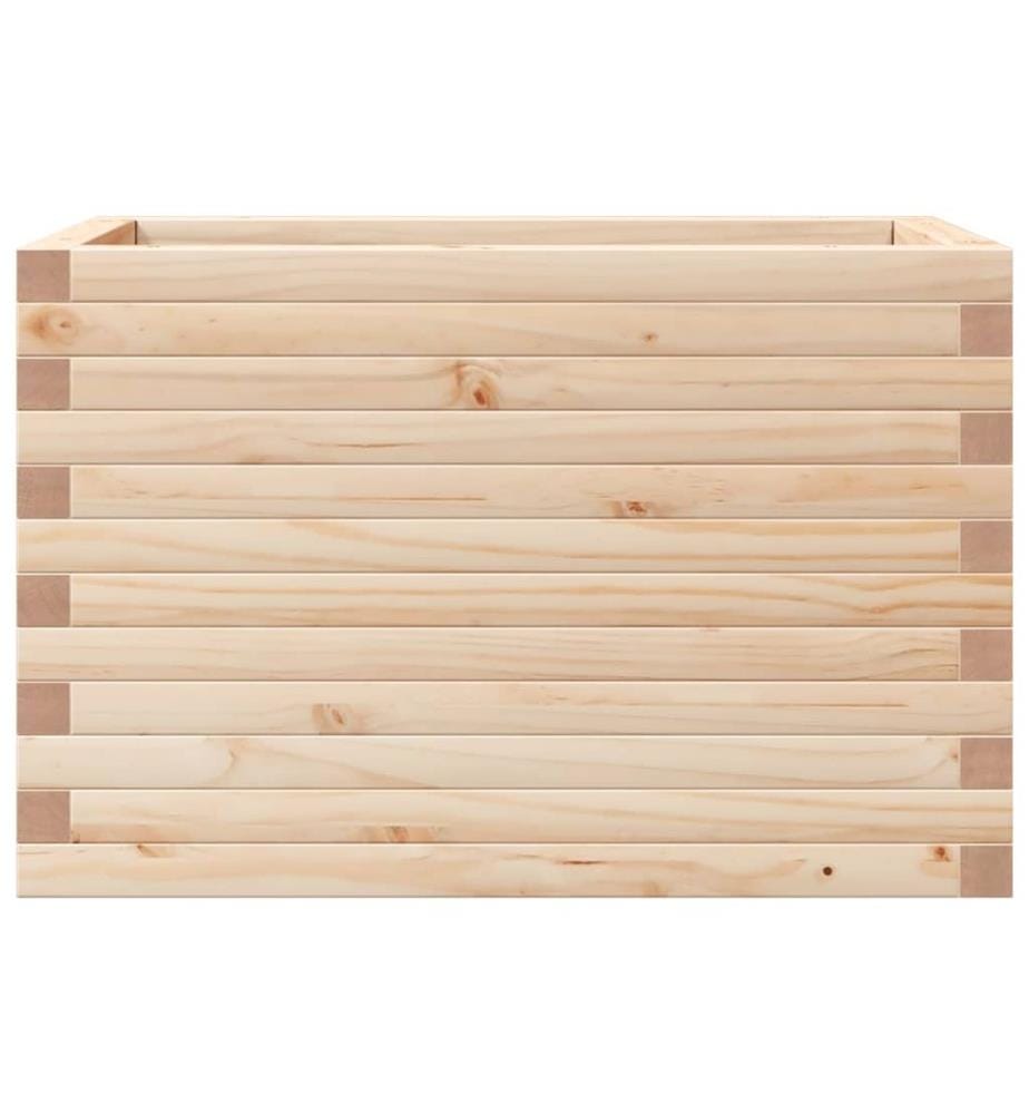 vidaXL Jardinière 70x40x45,5 cm bois de pin massif