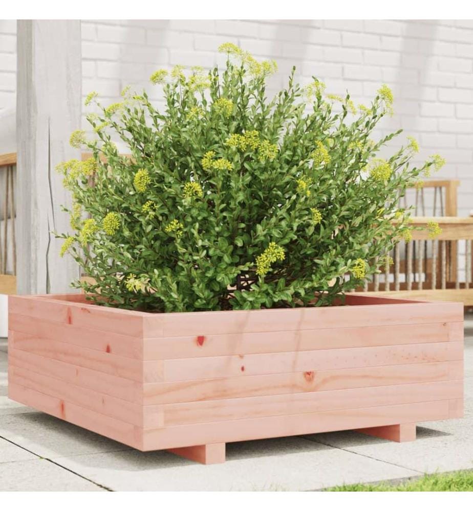 vidaXL Jardinière 70x70x26,5 cm bois massif douglas