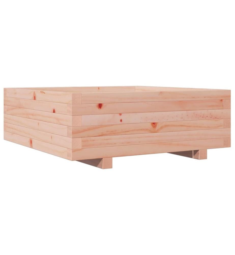 vidaXL Jardinière 70x70x26,5 cm bois massif douglas