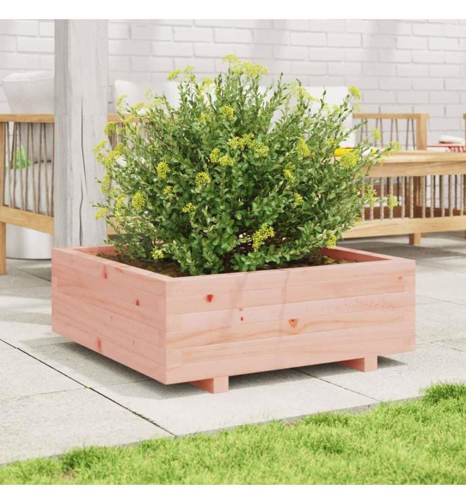 vidaXL Jardinière 70x70x26,5 cm bois massif douglas