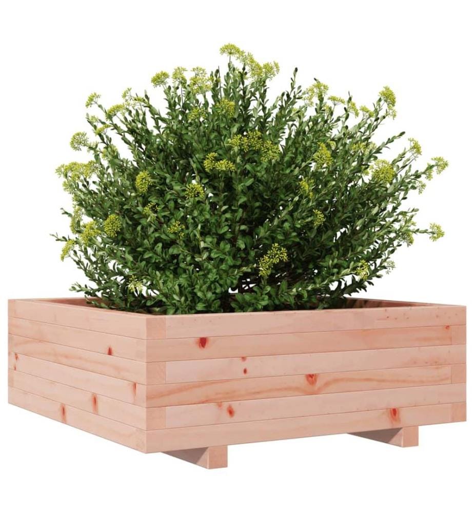 vidaXL Jardinière 70x70x26,5 cm bois massif douglas