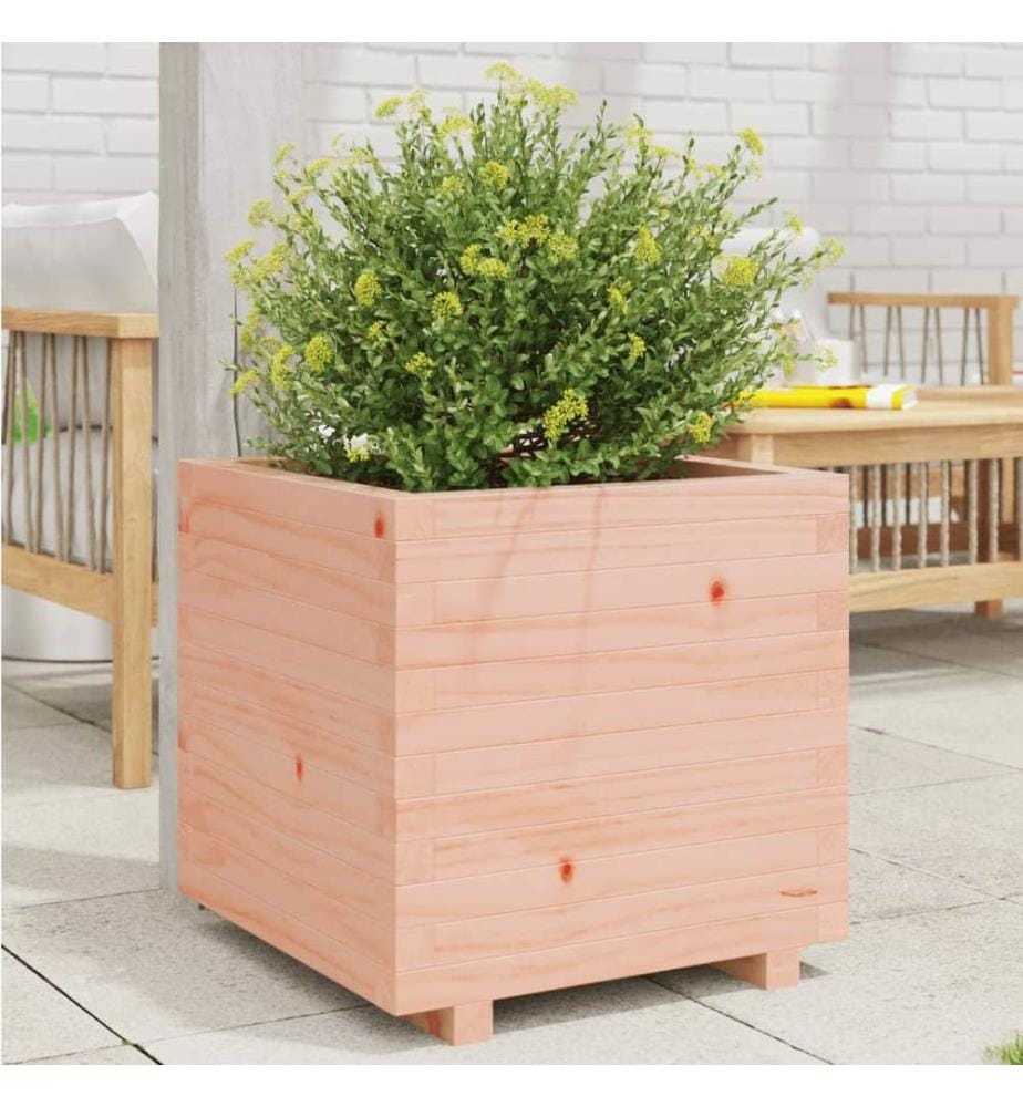 vidaXL Jardinière 50x50x49,5 cm bois massif de douglas