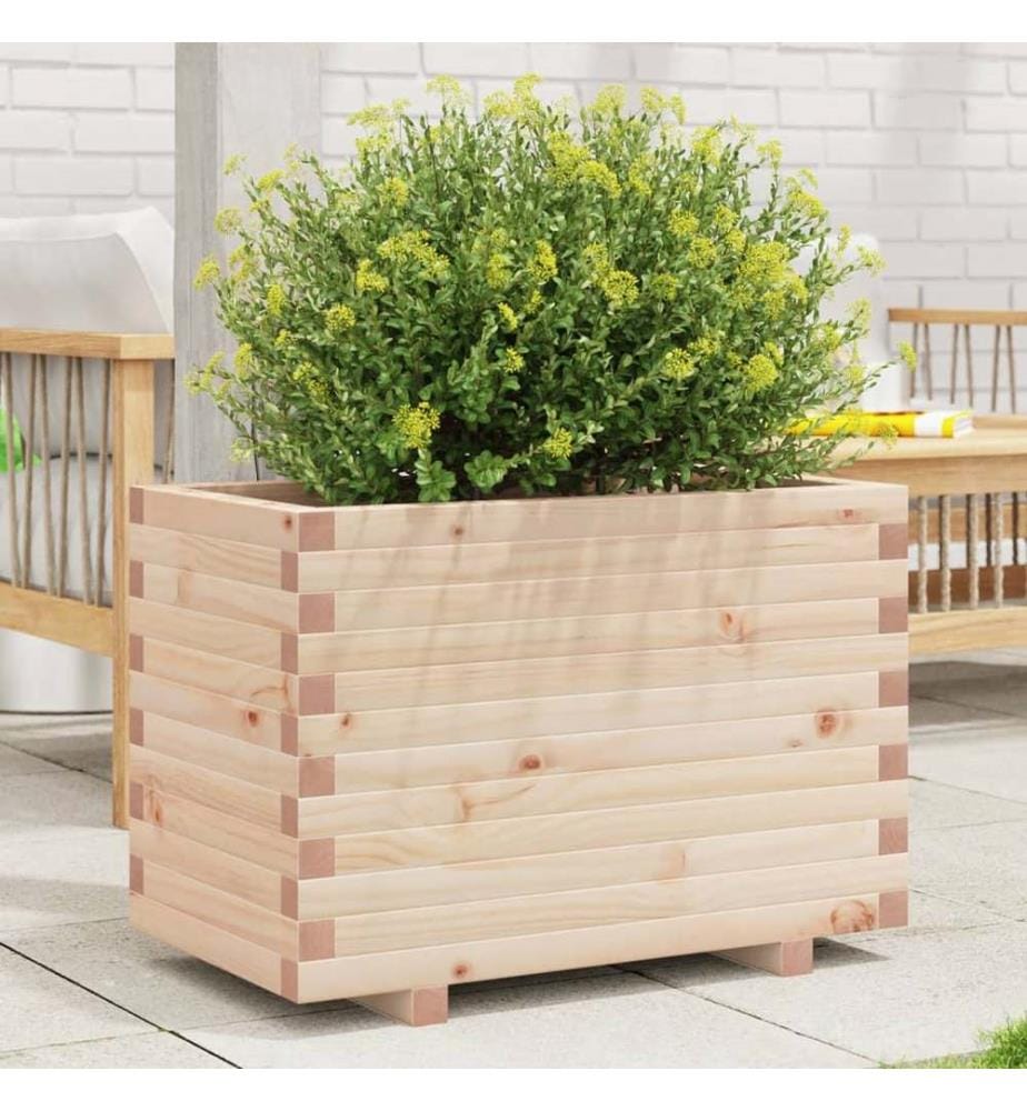 vidaXL Jardinière 70x40x49,5 cm bois de pin massif